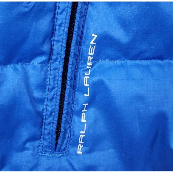 RLX Ralph Lauren‎ Men's XL Down Puffer Vest Golf Full Zip Fishing Casual Blue - Picture 6 of 12